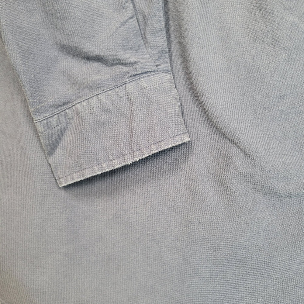 Ralph Lauren Mens Custom Fit Oxford Button Down Shirt Large Blue Long Sleeve - Picture 5 of 9